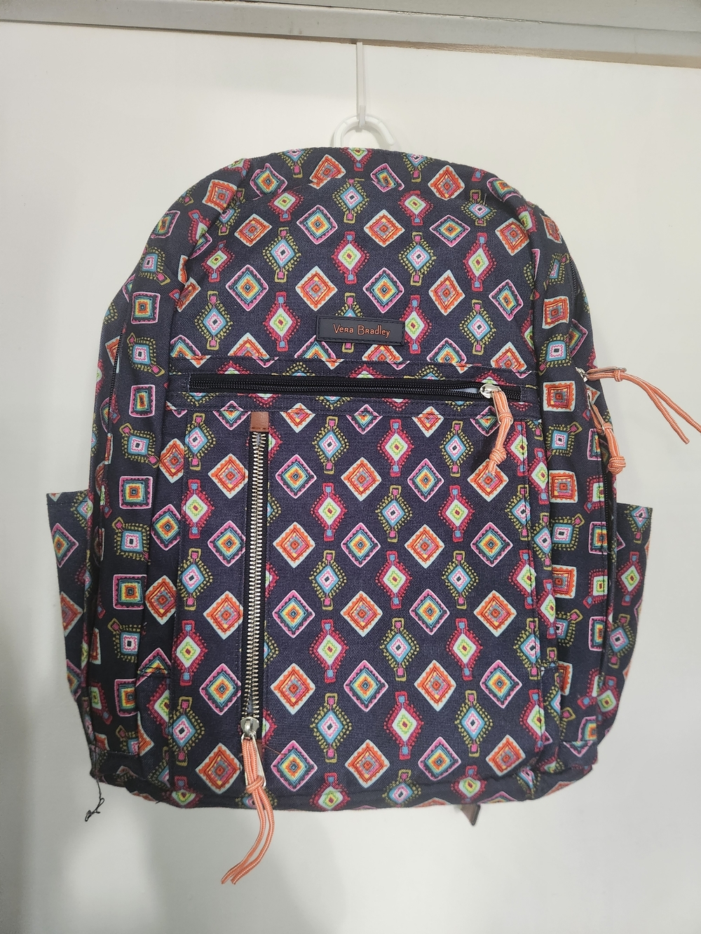 Vera Bradley Navy Geometric Print Backpack
